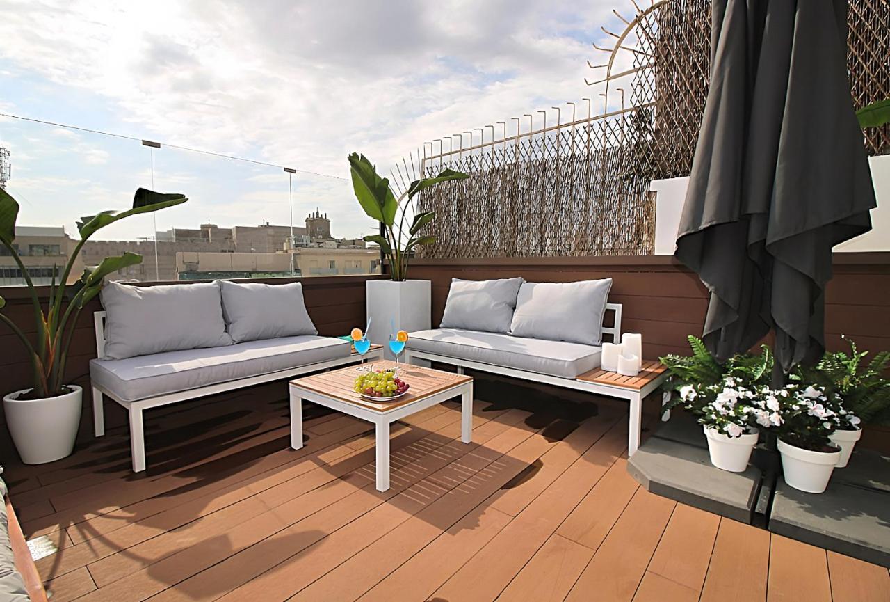 Incredible Penthouse With Jacuzzi In The Center, Unique In The Area Apartment Barcelona Bagian luar foto