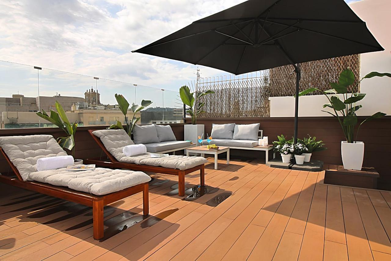 Incredible Penthouse With Jacuzzi In The Center, Unique In The Area Apartment Barcelona Bagian luar foto
