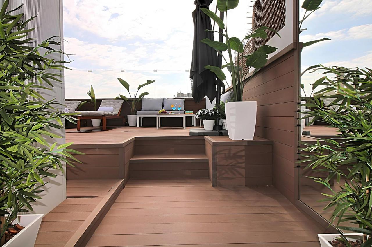Incredible Penthouse With Jacuzzi In The Center, Unique In The Area Apartment Barcelona Bagian luar foto